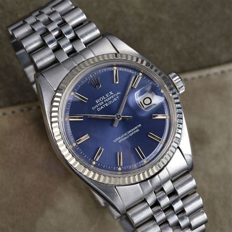 rolex 4.400|Rolex Datejust 36 1601 Blue Dial für 4.400 .